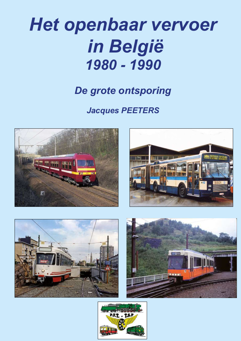 Het openbare vervoer in België 1980 1990 cover