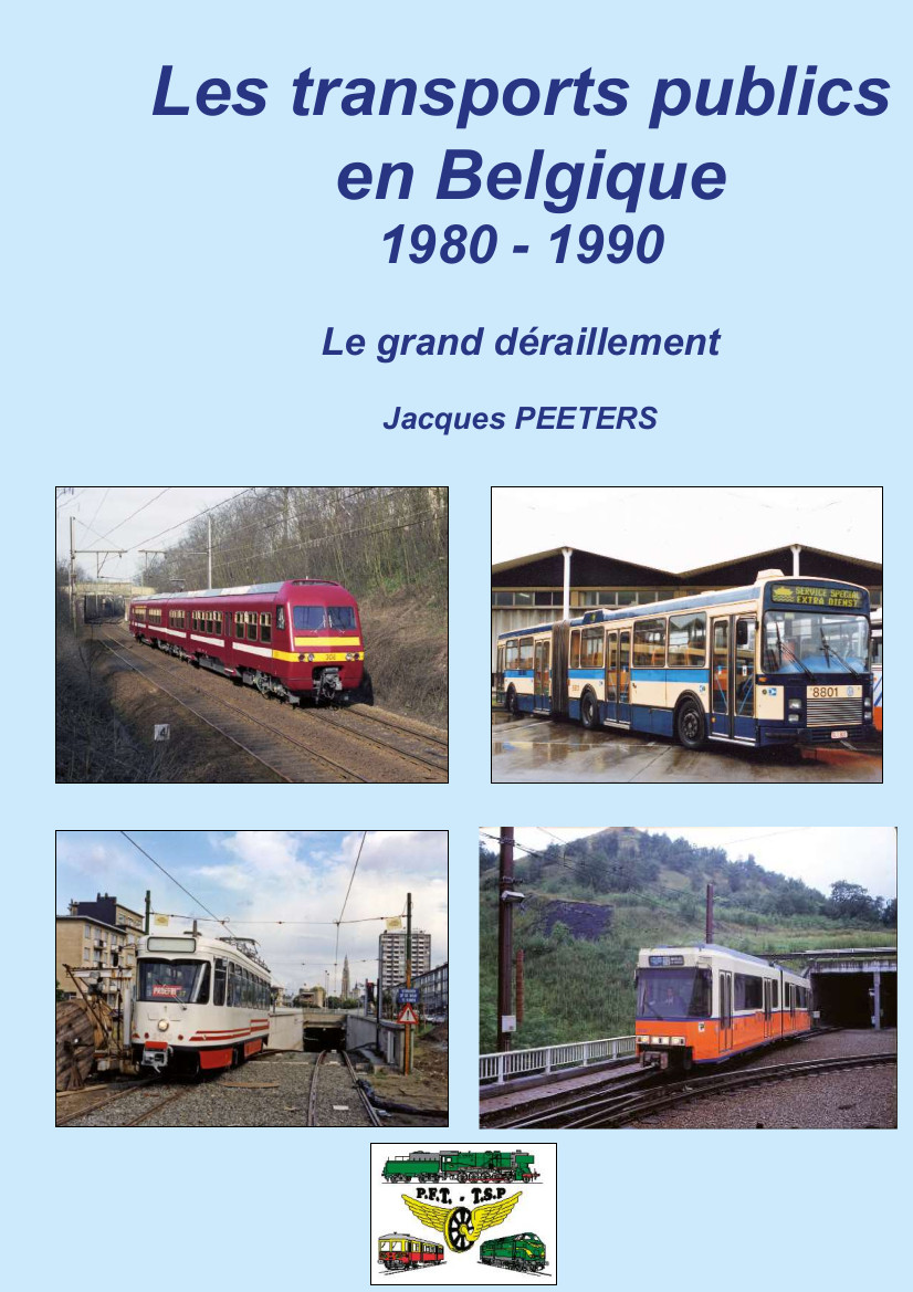 Les transports publics en Belgique 1980 1990 couverture